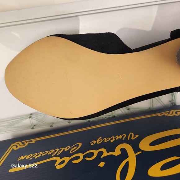 NWT Sbicca Volin Mule Black Teardrop Stacked Heel Suede Leather. Various - Picture 6 of 14